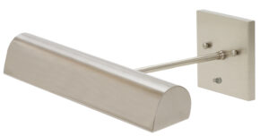 Two Light Picture Light by House of Troy - Classic Traditional Collection, Satin Nickel Finish - DT14-52