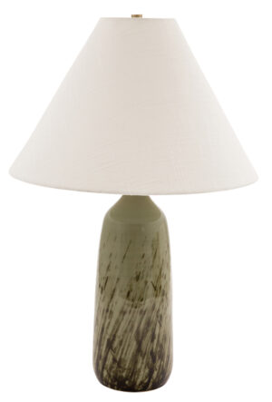 One Light Table Lamp by House of Troy - Scatchard Collection, Decorated Celadon Finish - GS100-DCG