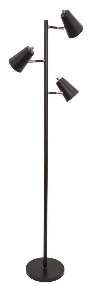 LED Floor Lamp by House of Troy - Kirby Collection, Black Finish - K130-BLK