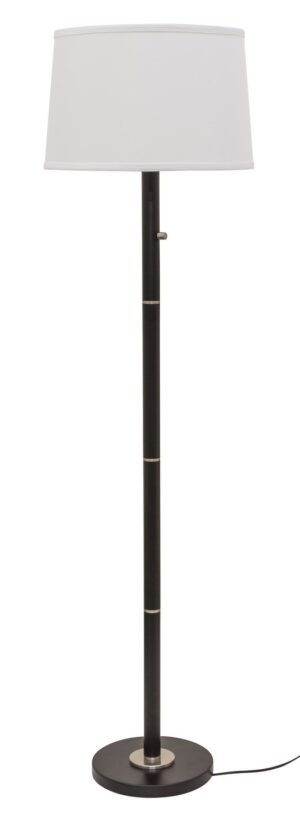 Three Light Floor Lamp by House of Troy - Rupert Collection, Black Finish - RU703-BLK
