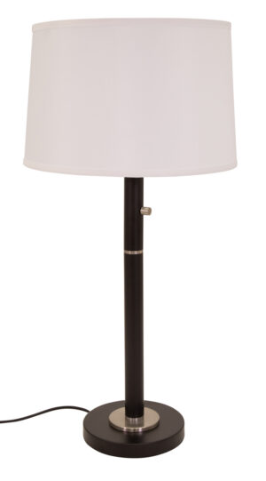Three Light Table Lamp by House of Troy - Rupert Collection, Black Finish - RU750-BLK