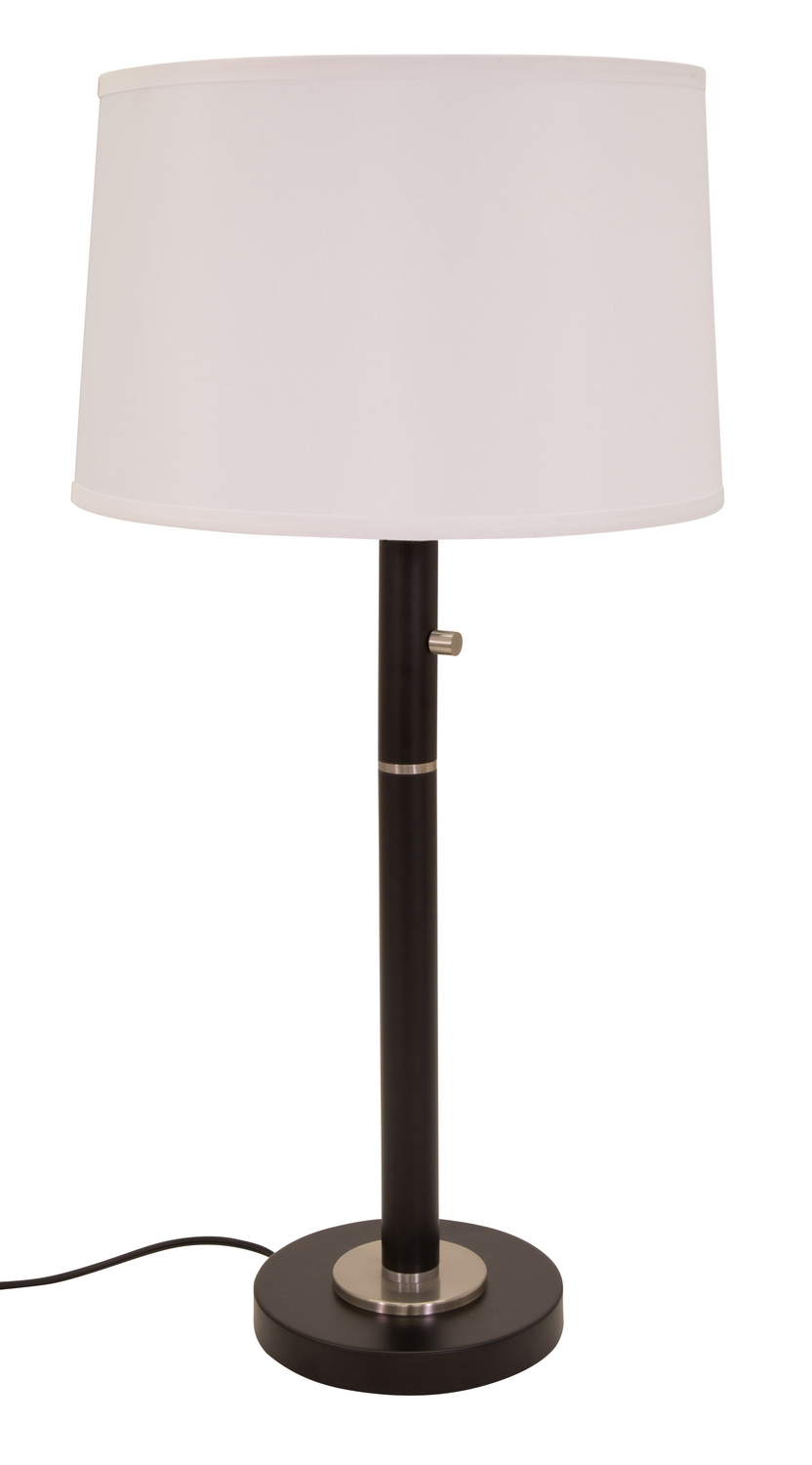 Three Light Table Lamp by House of Troy - Rupert Collection, Black Finish - RU750-BLK