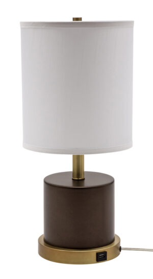 One Light Table Lamp by House of Troy - Rupert Collection, Chestnut Bronze Finish - RU752-CHB