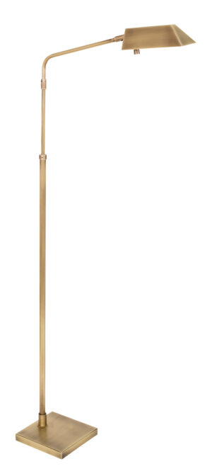 LED Floor Lamp by House of Troy - Newbury Collection, Antique Brass Finish - NEW200-AB