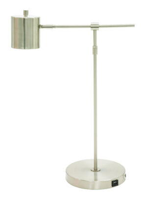 LED Table Lamp by House of Troy - Morris Collection, Satin Nickel Finish - MO250-SN