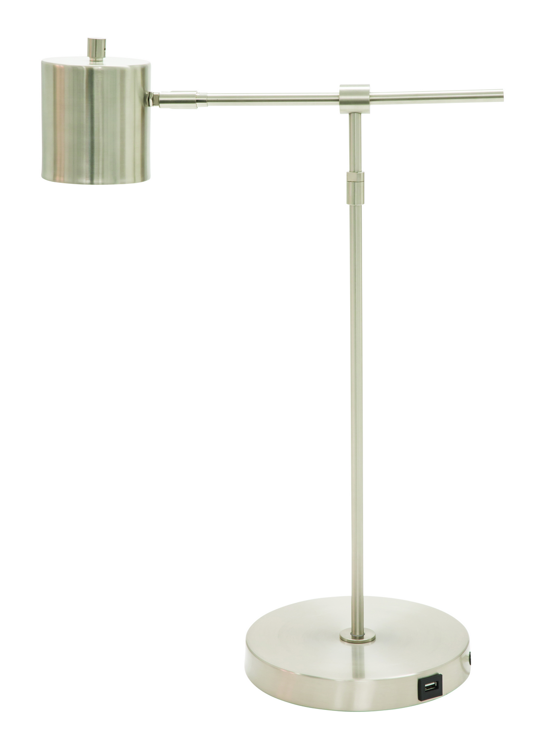 LED Table Lamp by House of Troy - Morris Collection, Satin Nickel Finish - MO250-SN