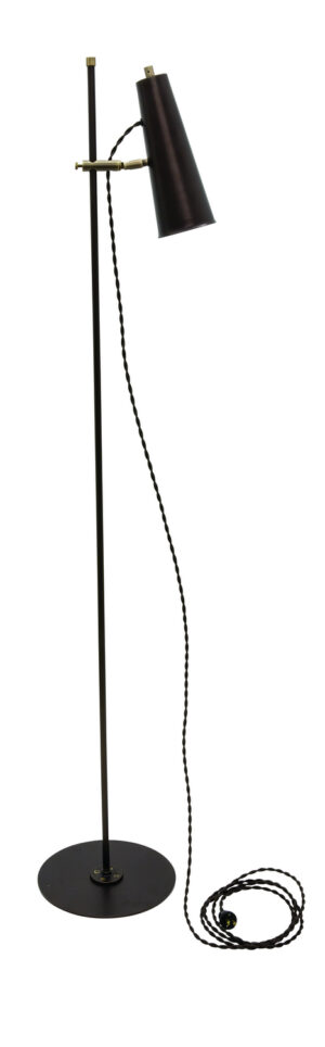 LED Floor Lamp by House of Troy - Norton Collection, Chestnut Bronze/Antique Brass Finish - NOR300-CHBAB
