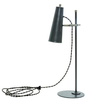 LED Table Lamp by House of Troy - Norton Collection, Granite/Satin Nickel Finish - NOR350-GTSN