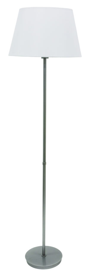 Three Light Floor Lamp by House of Troy - Vernon Collection, Platinum Gray Finish - VER500-PG