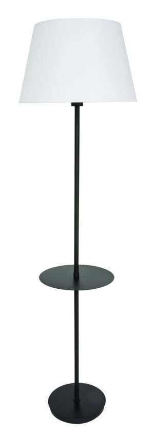 Three Light Floor Lamp by House of Troy - Vernon Collection, Black Finish - VER502-BLK