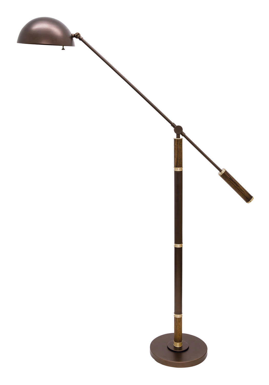 One Light Floor Lamp by House of Troy - Barton Collection, Chestnut Bronze Finish - BA701-CHB