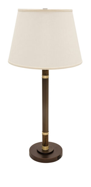 One Light Table Lamp by House of Troy - Barton Collection, Chestnut Bronze Finish - BA750-CHB