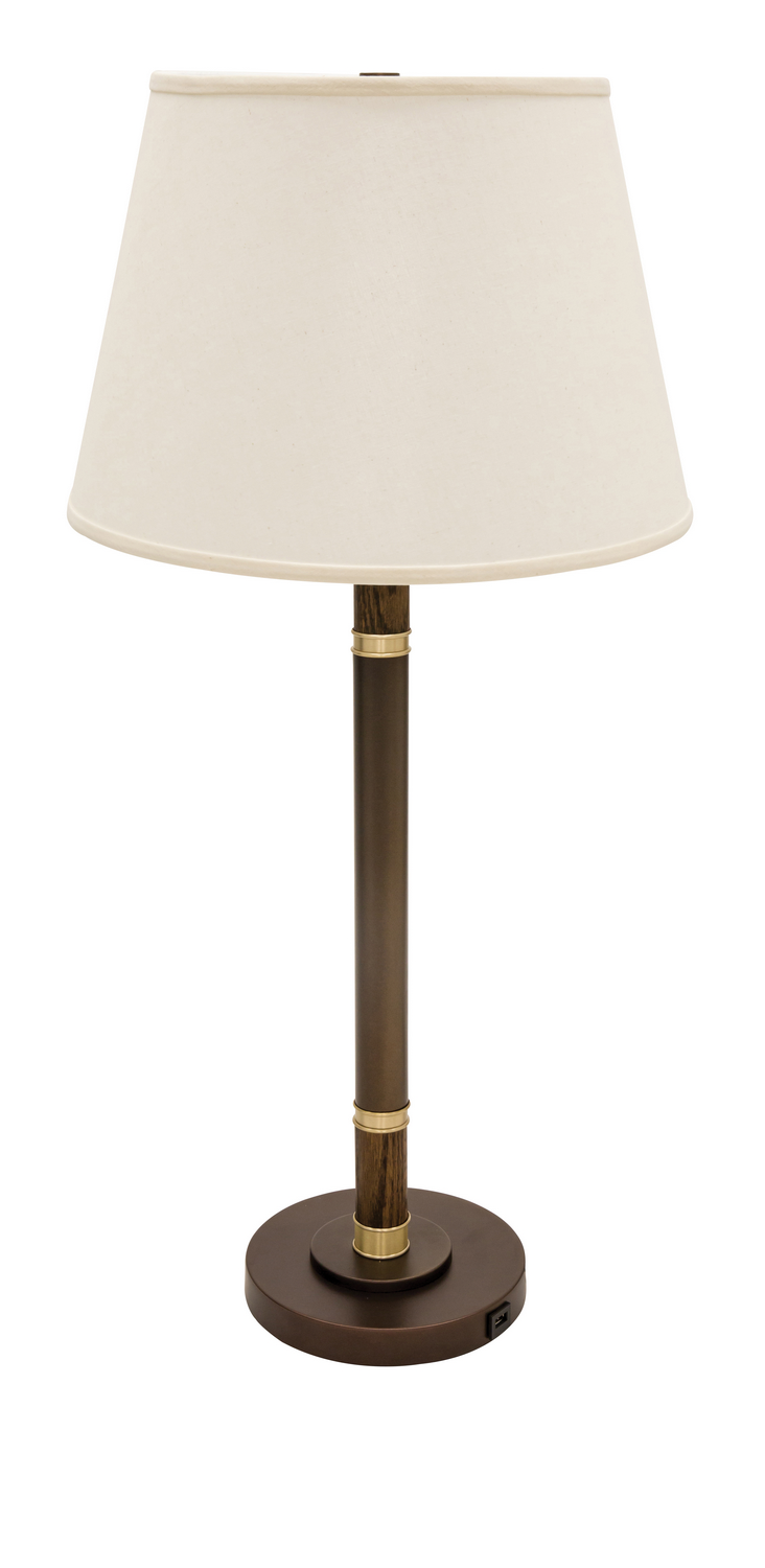 One Light Table Lamp by House of Troy - Barton Collection, Chestnut Bronze Finish - BA750-CHB