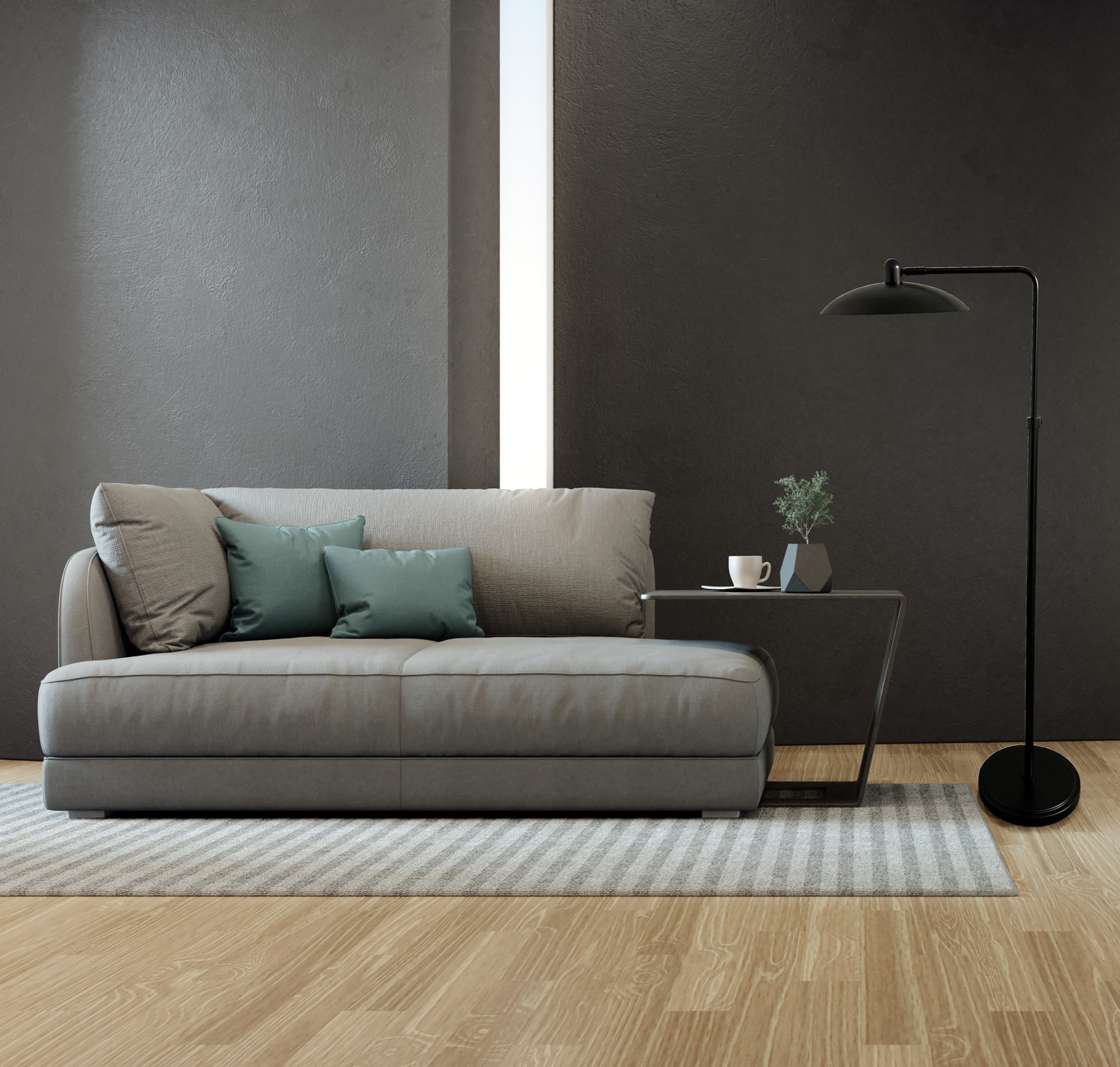LED Floor Lamp by House of Troy - Ridgeline Collection, Black Finish - RL200-BLK - Image 2
