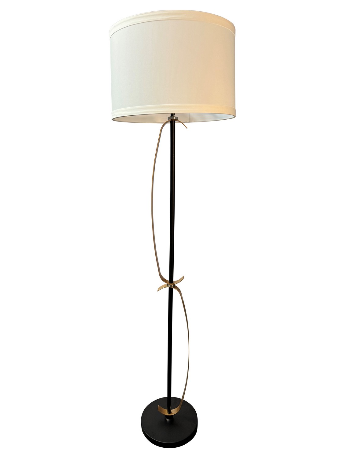 LED Floor Lamp by House of Troy - Lyndon Collection, Black/Heritage Gold Finish - LY703-BLKHG - Image 2